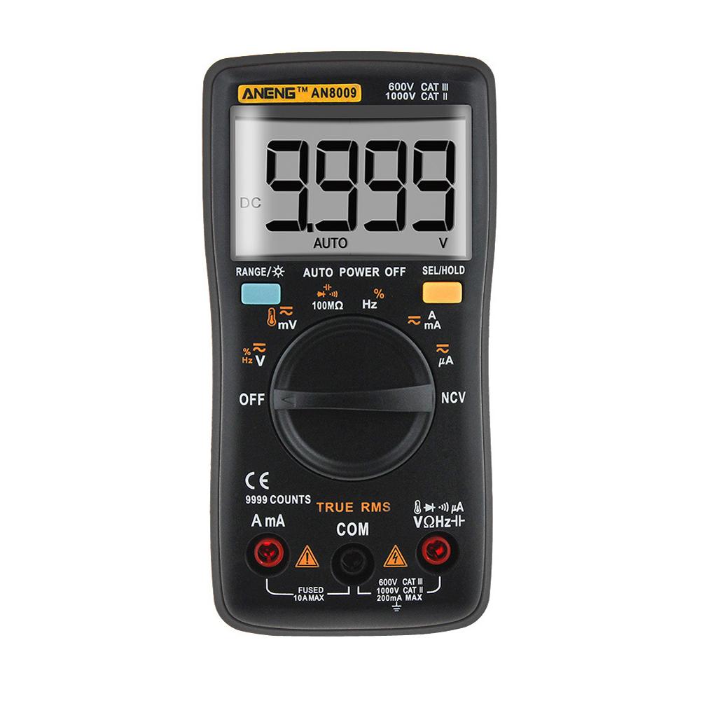 

AN8009 True-RMS Auto Range Digital Multimeter NCV Ohmmeter AC/DC Voltage, 501 Original