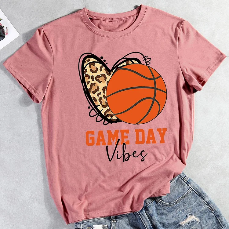 AL™ Basketball Game Day Vibes  T-shirt Tee -011291-Annaletters