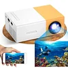 Mini Projector, TFT LCD 1080P Portable Projector Outdoor Movie Projector, Portable Home TV Projector Outdoor Video LED Projector