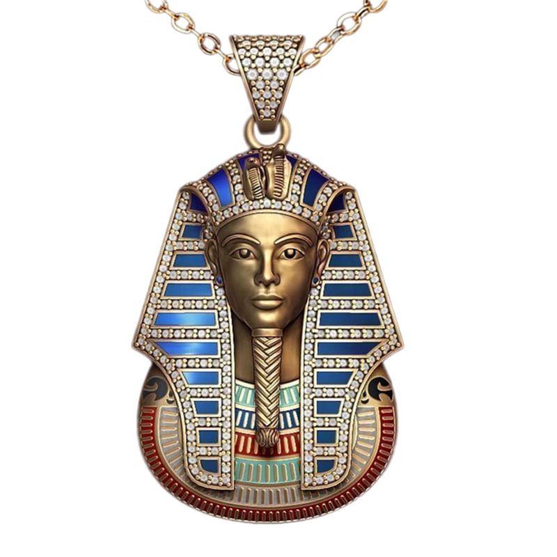 Ancient Egypt King Tut Pharaoh Pendant-VESSFUL