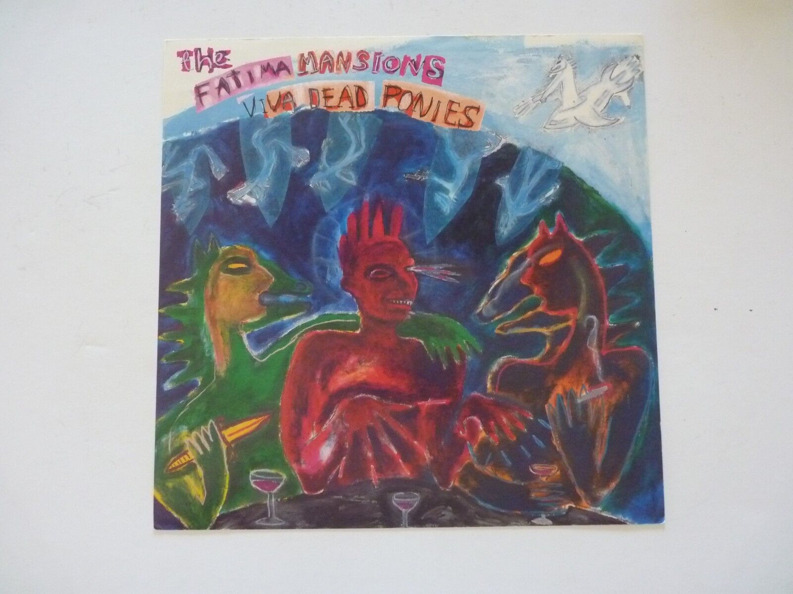 Fatima Mansions Viva Dead Ponies LP Record Photo Poster painting Flat 12x12 Poster