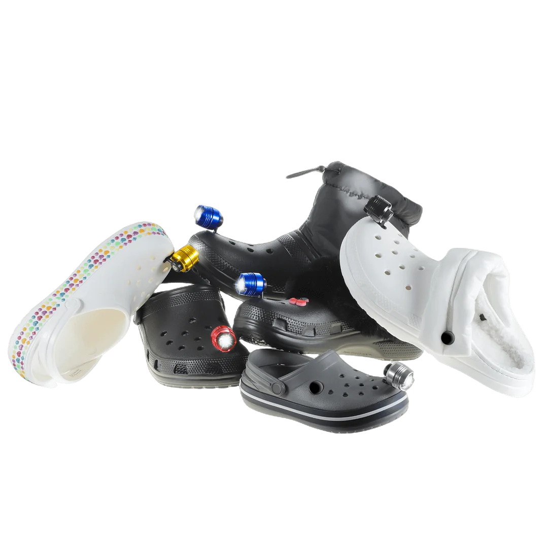 Croc lights - Made of Aluminum for Adults and Kids