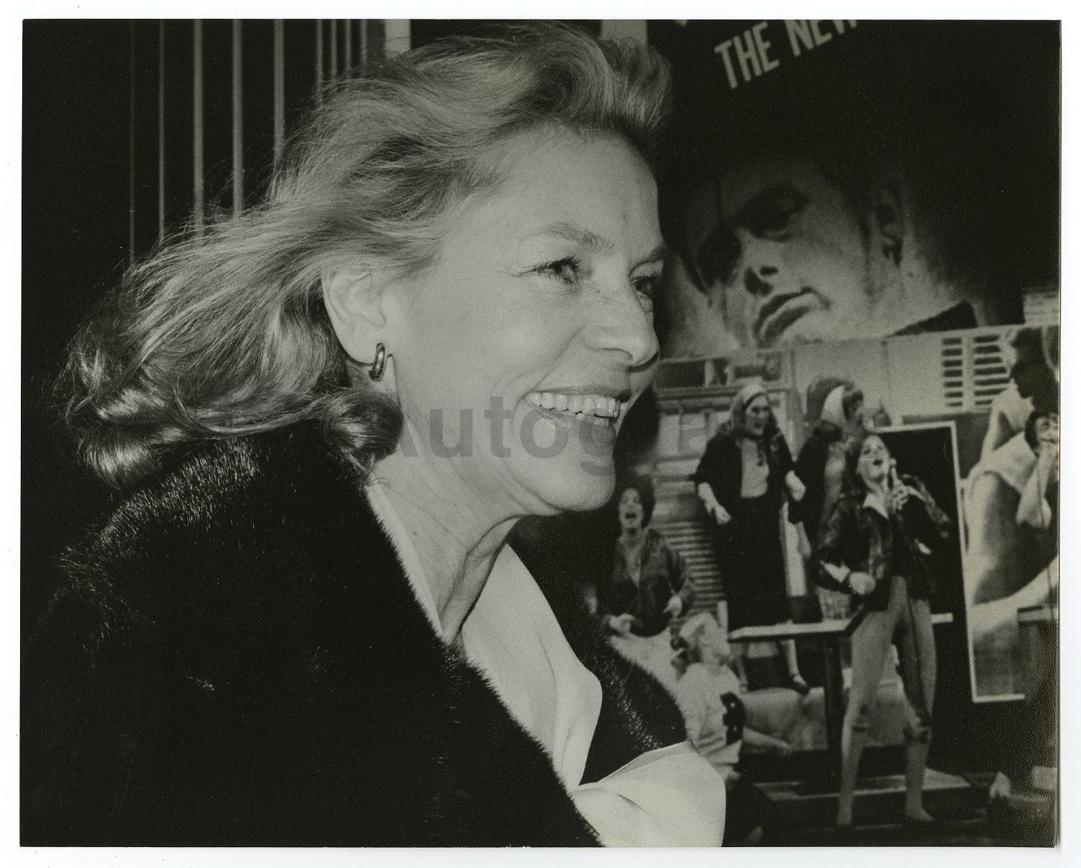 Lauren Bacall - Vintage 8x10 by Peter Warrack - Previously Unpublished