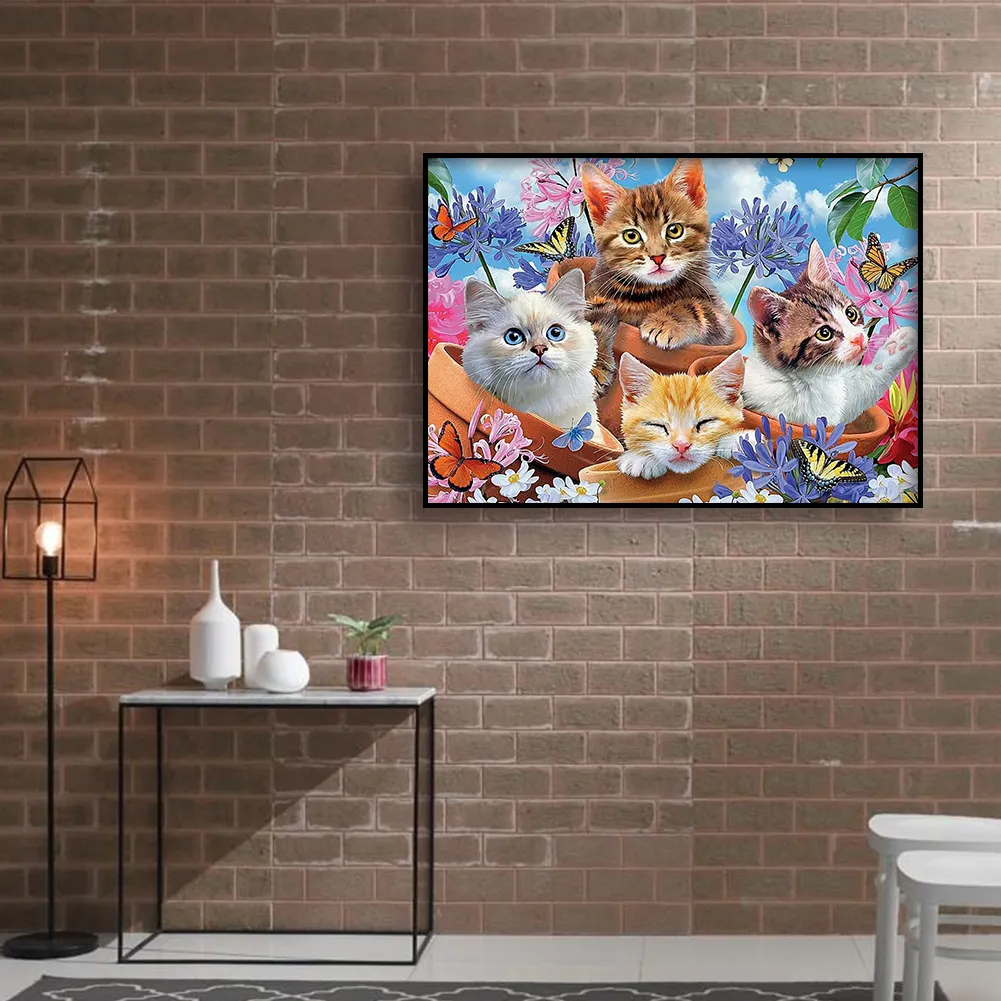 Diamond Painting - Full Round Drill - Cat(40*30cm)