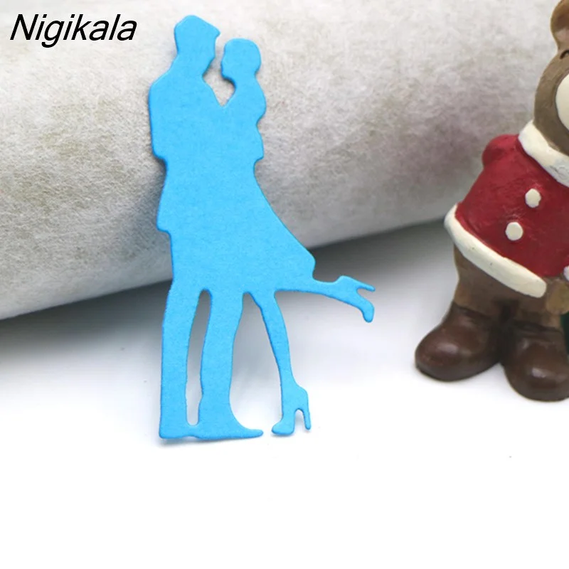Nigikala Cutting Dies Men Women Scrapbook Valentine's Day Gift DIY Craft Die Cut Paper Cards Making Tool