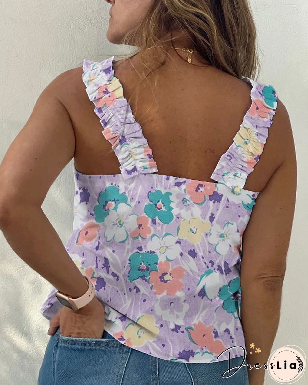 Ladies Camisole Print Vest Top