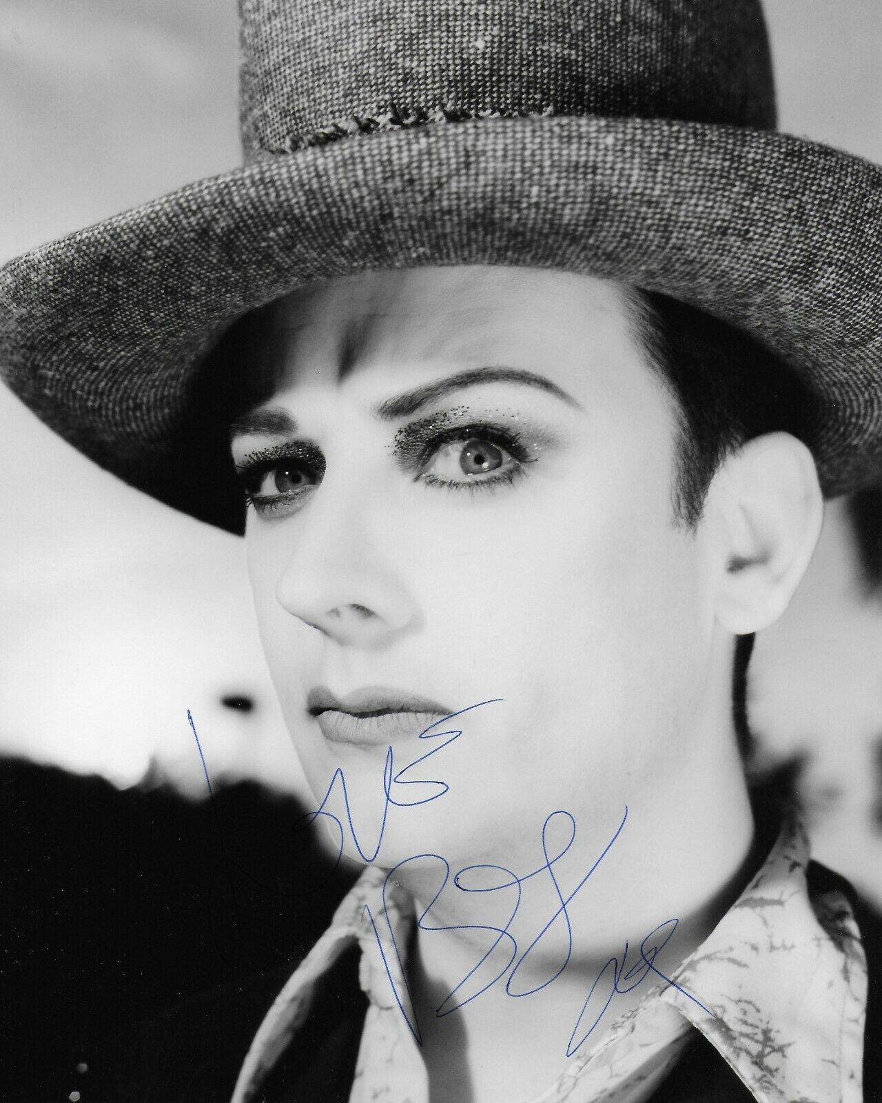 Boy George of Culture Club original autographed 8X10 #5