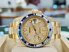 Rolex GMT-Master II 116718 18K Yellow Gold Custom Diamonds Dial & Bezel B/PAPERS