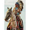 (5 Sizes) Indians Horse -Full Square Diamond Painting