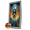 (40*70cm)Halloween Skeleton - Full Round Drill Diamond Painting