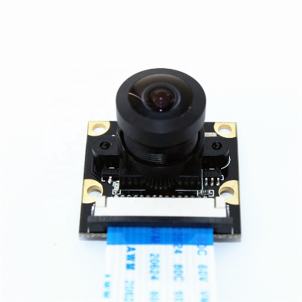 OV5647 160 Degrees 5mp Fisheye Camera for Raspberry PI 3/4 Focal Length Adjustable IR Night Vision Camera Webcam
