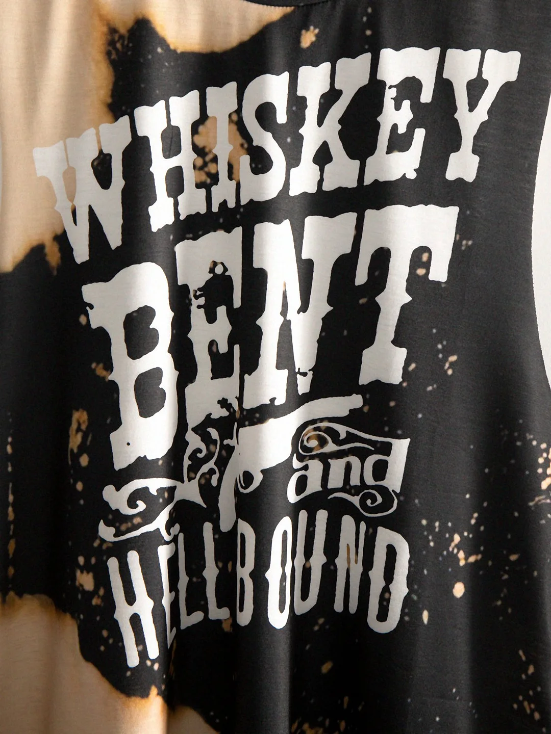 Black Casual Round Neck Letter Shirts & Tops