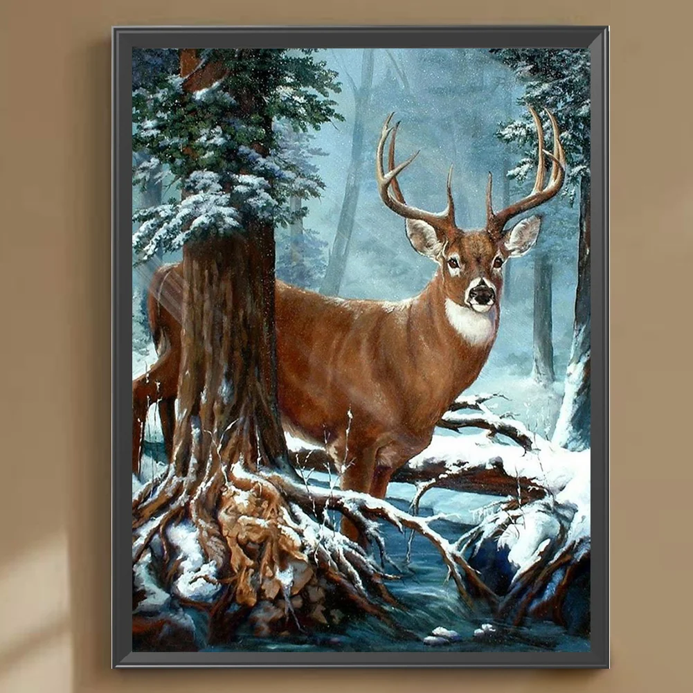 Diamond Painting - Full Round Drill - Elk(Canvas|30*40cm)