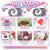 Purple Crystal Twin Seahorses Special Shaped 5D DIY Partial Drill Diamond Painting Kits for Adults Beginners Home Decor Diamonds Dots Gem Art Kits Diamond Art Kit 11.81 X11.81inch