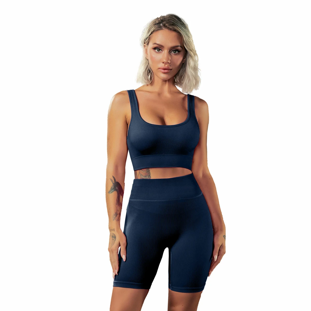 High quality women's sports bra and leggings set