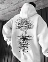 Nordic Yggdrasil Print Hoodie by Inlyline
