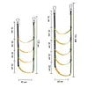 Boat Ladders Foldable Water Ladder Marine Rope Ladder for Fishing Boarding Swim