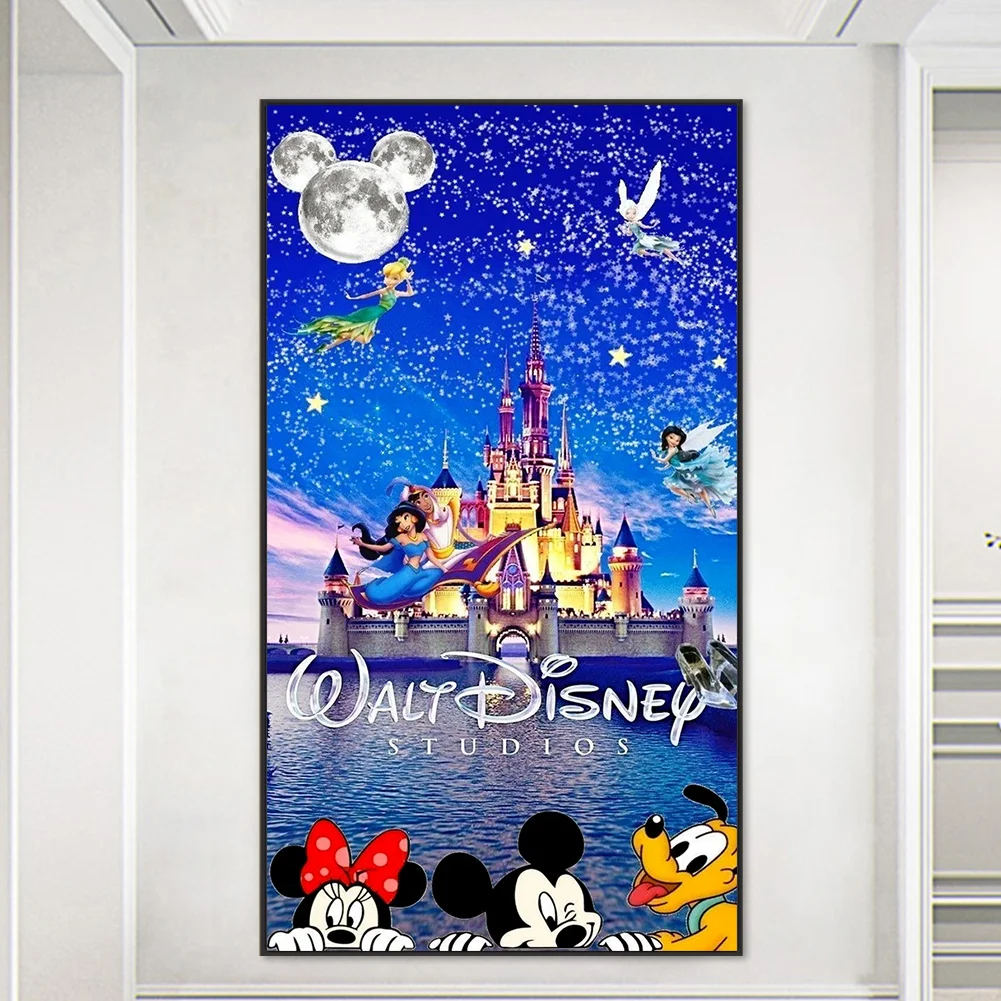 Diamond Painting - Full Round Drill - Disneyland Mickey Mouse(Canvas|50*80cm)