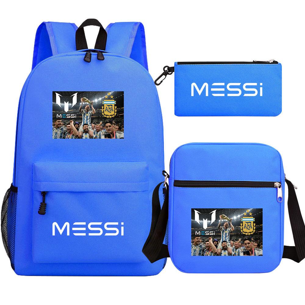 Mayoulove Lionel Messi Backpack Lightweight Design for School and Outdoor Activities-Mayoulove