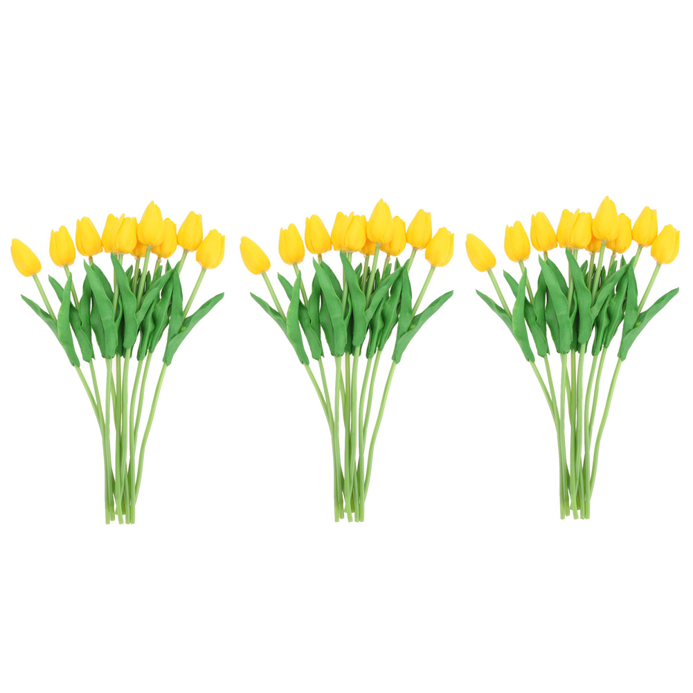 

30 Simulation PU Tulip Artificial Flower Wedding Festival Home Decoration, 501 Original