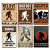 6PCS sasquatch  - Ensemble de panneaux en m&eacute;tal(20*30cm/30*40cm)
