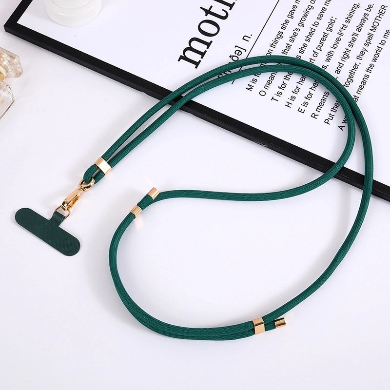 Minimalist Solid Color Nylon Mobile Phone Chain