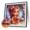 Diamond Painting-DIY Full Round Drill Girl