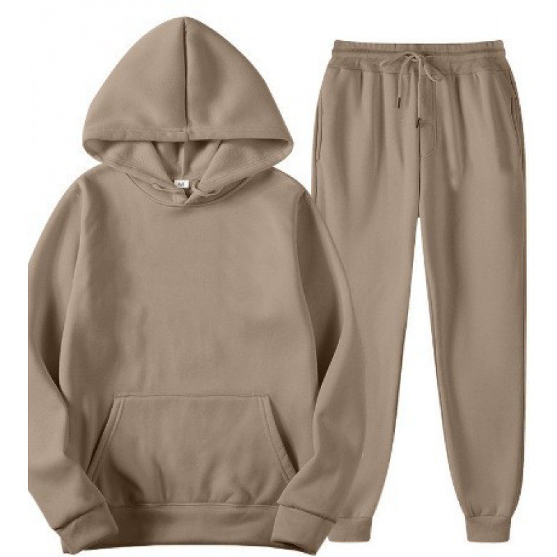 Huerhs costumes for women hot Women Tracksuit 2 Pieces Sets Hooded Sweatshirt +Drawstring Pants Male Hoodies Running Sportswear Men Men's Autumn Sportwear