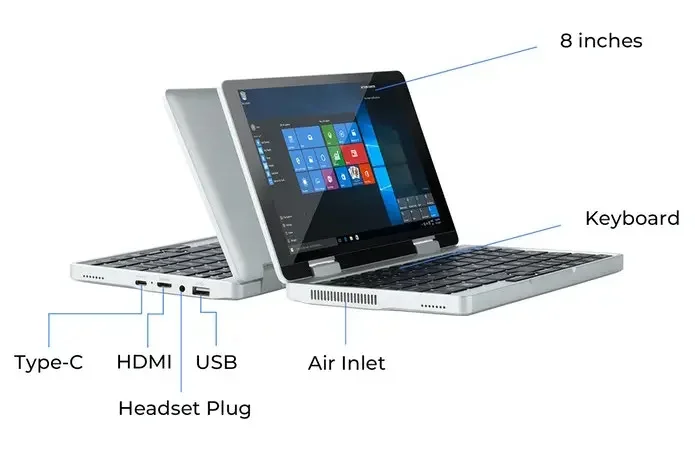 B Portátil ultraportátil 2 en 1