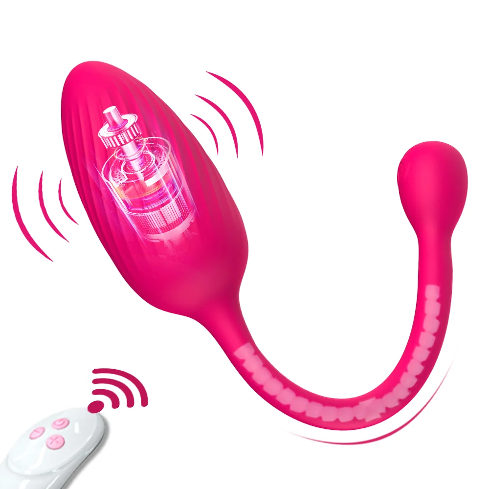 Remote Control Vibrating Egg Built-in Kegel Ball Panties Vibrator - Rose Toy