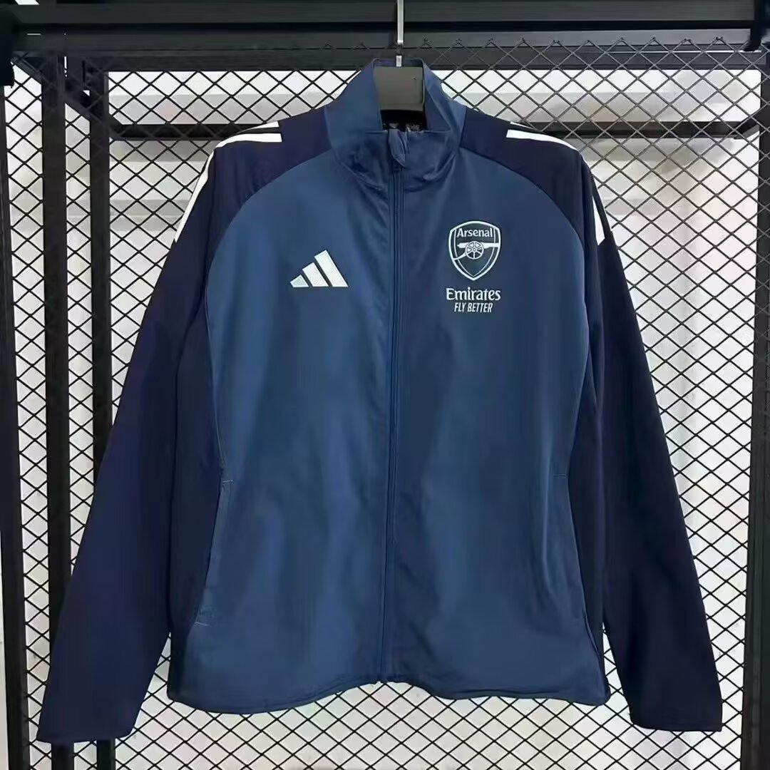 25/26 Windbreaker Arsenal Football T-Shirt 1:1  Quality