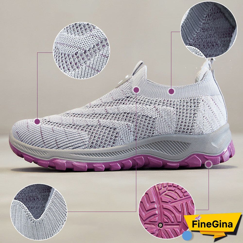 Women's Flyweave Breathable Lightweight Casual Fashion Sneakers