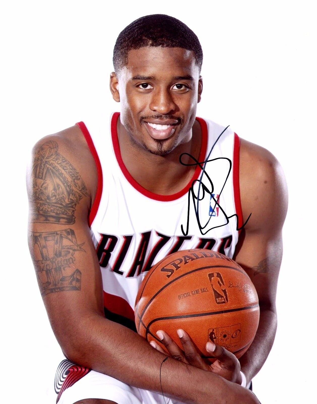 Wesley Matthews Signed 11x14 Photo Poster painting Will Pass PSA COA Autograph Auto Blazers Wes