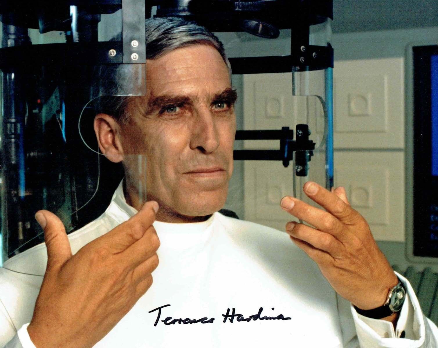 Terrence HARDIMAN SIGNED Autograph 10x8 Photo Poster painting 2 AFTAL COA The Demon Headmaster