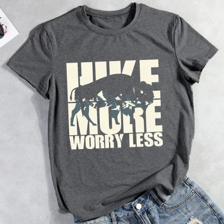 PSL-Hiking Lovers Hike More Worry Less T-Shirt-011661