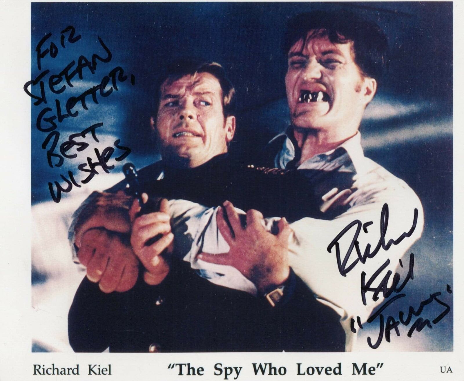 ACTOR Richard Kiel (+) BOND 007 autograph, signed Photo Poster painting