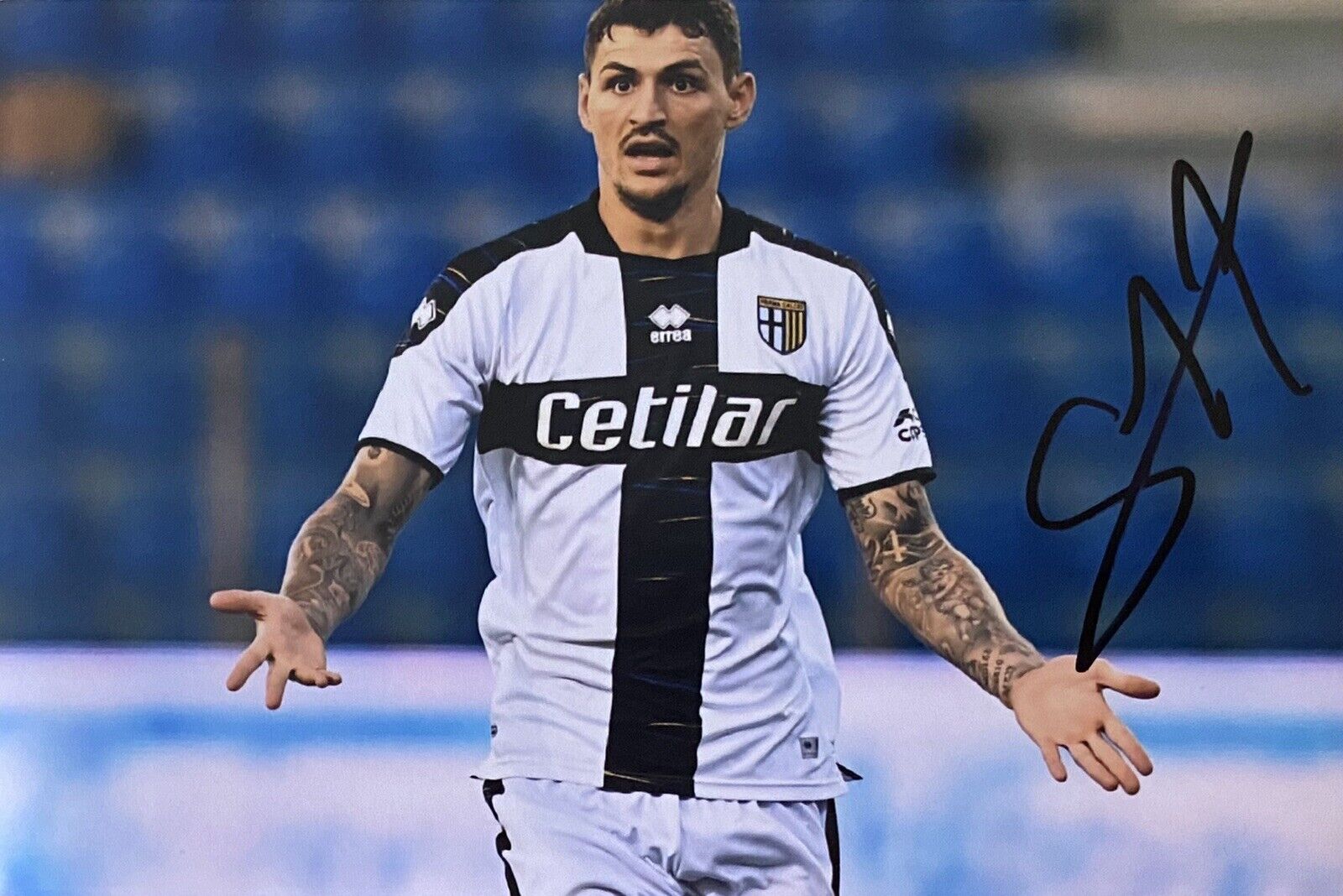 Stanko Juric Hand Signed Parma 6X4 Photo Poster painting