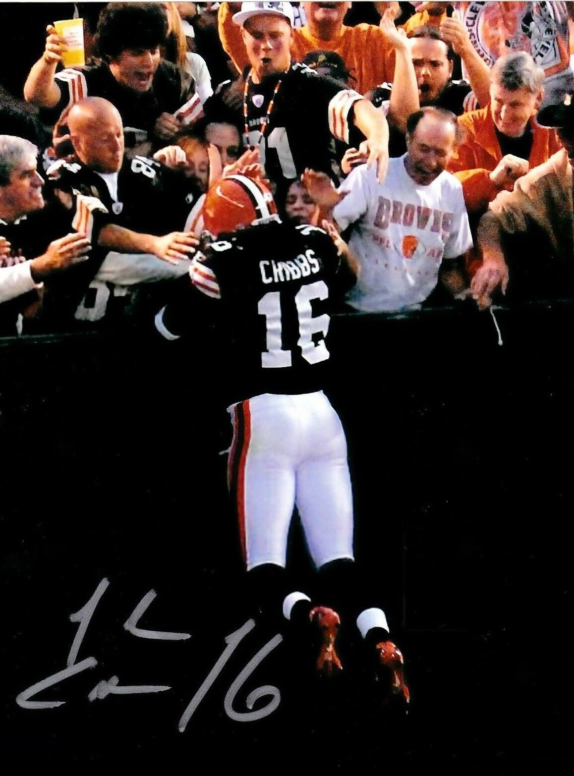 Josh Cribbs Autographed Signed 8x10 Photo Poster painting ( Browns ) REPRINT