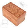 32-step wooden puzzle box toy, handmade, Luban lock storage box