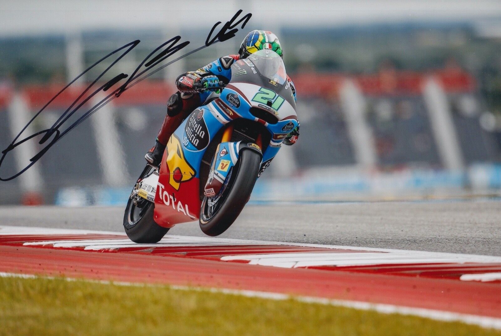 Franco Morbidelli Hand Signed 12x8 Photo Poster painting MotoGP Autograph Marc VDS 1