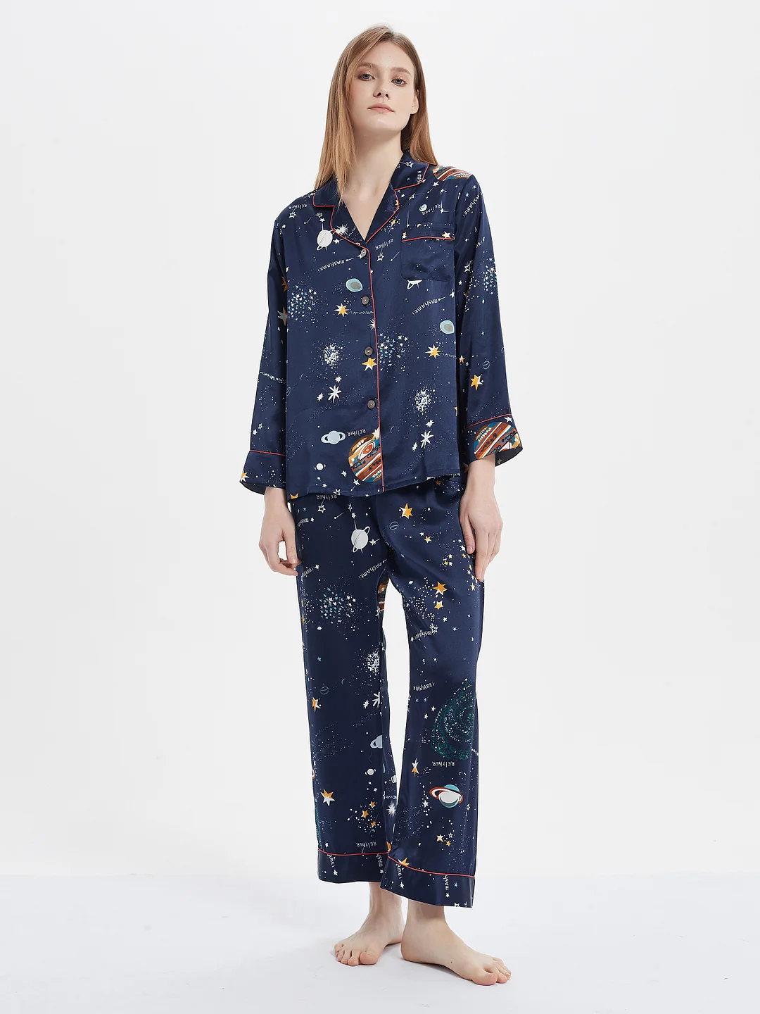19 Momme Two Piece Luxury Silk Pajamas Set