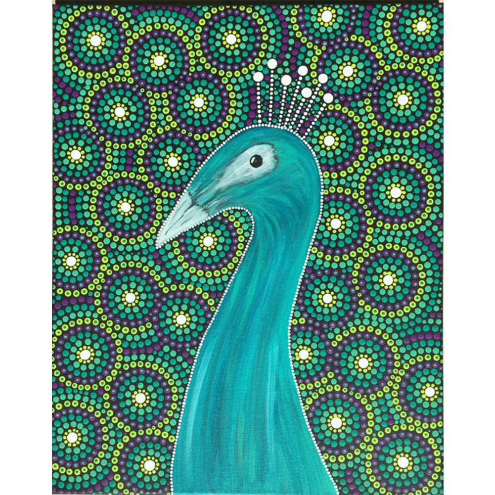 

Green Peacock - Crystal Special Shaped Diamond Painting - 30*40CM, 501 Original