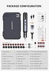 52-in-1 Rechargeable 80W Electric Micro-Sharpening Pen, Cordless Mini Electric Engraving Pen DIY Engraving Equipment - Engraving Tool Kit for Glass Ceramic Wood Ornaments