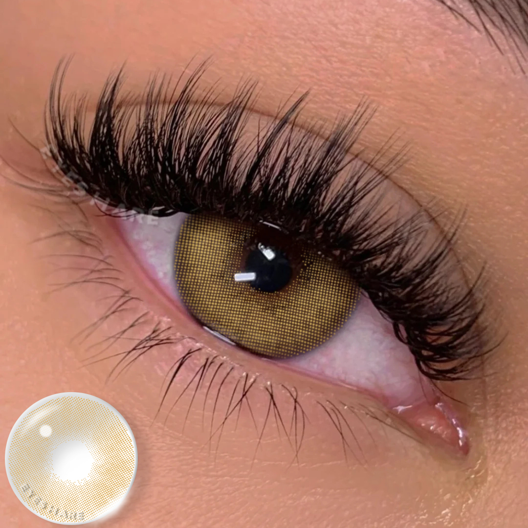 Colored Contact Lenses EYESHARE AURORA BROWN 14.2MM 1 Pair | 1 Year