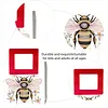Sac &agrave; main bricolage avec peinture en diamant avec poign&eacute;e carr&eacute;e, peinture en diamant, sacs fourre-tout kits, peintures multi-usages en diamants, sacs &agrave; main cr&eacute;atifs pour femmes, cadeau artisanal (honey insect)