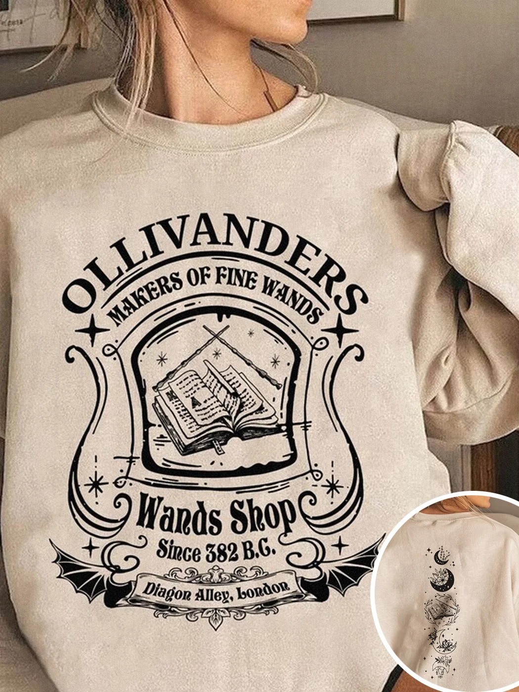 Ollivanders Wand Shop Sweatshirt / DarkAcademias /Darkacademias