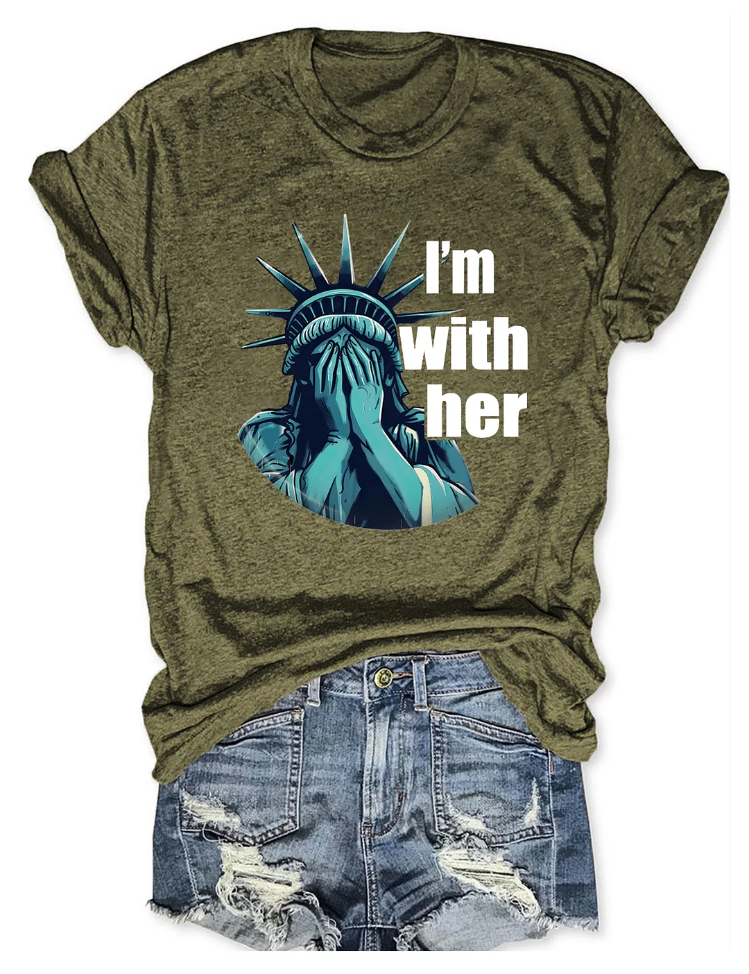 I'm With Her Sarcastic T-shirt