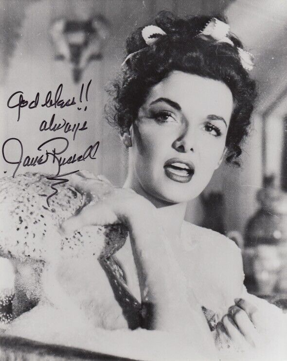 Jane Russell in-person signed 8x10 Photo Poster painting