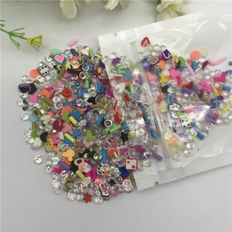 20g Cloud hybrid Snow for Resin DIY Supplies Nails Art Polymer Clear Clay accessories DIY Sequins scrapbook shakes Craft