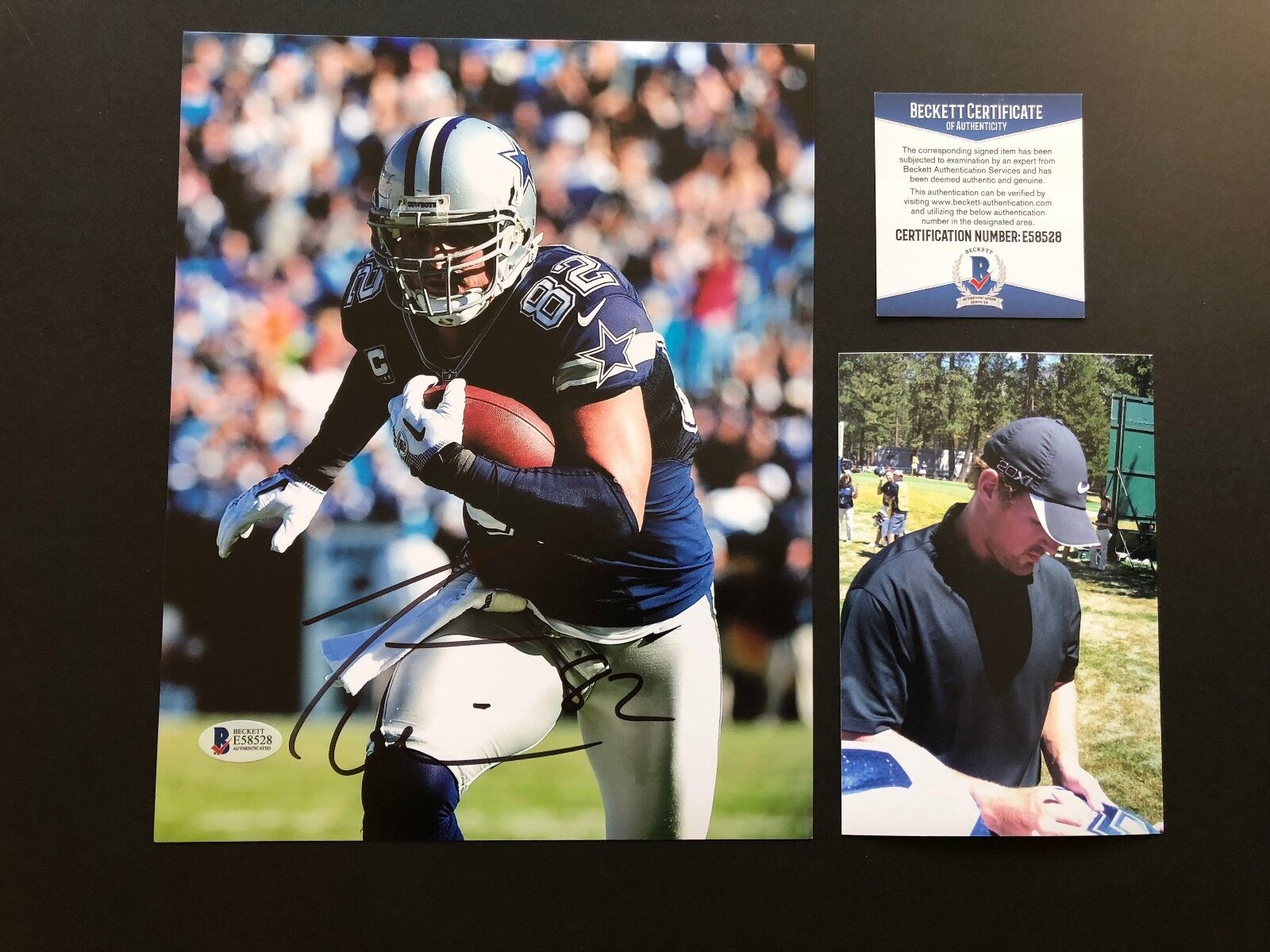 Jason Witten Hot! signed autographed Dallas Cowboys 8x10 Photo Poster painting Beckett BAS coa